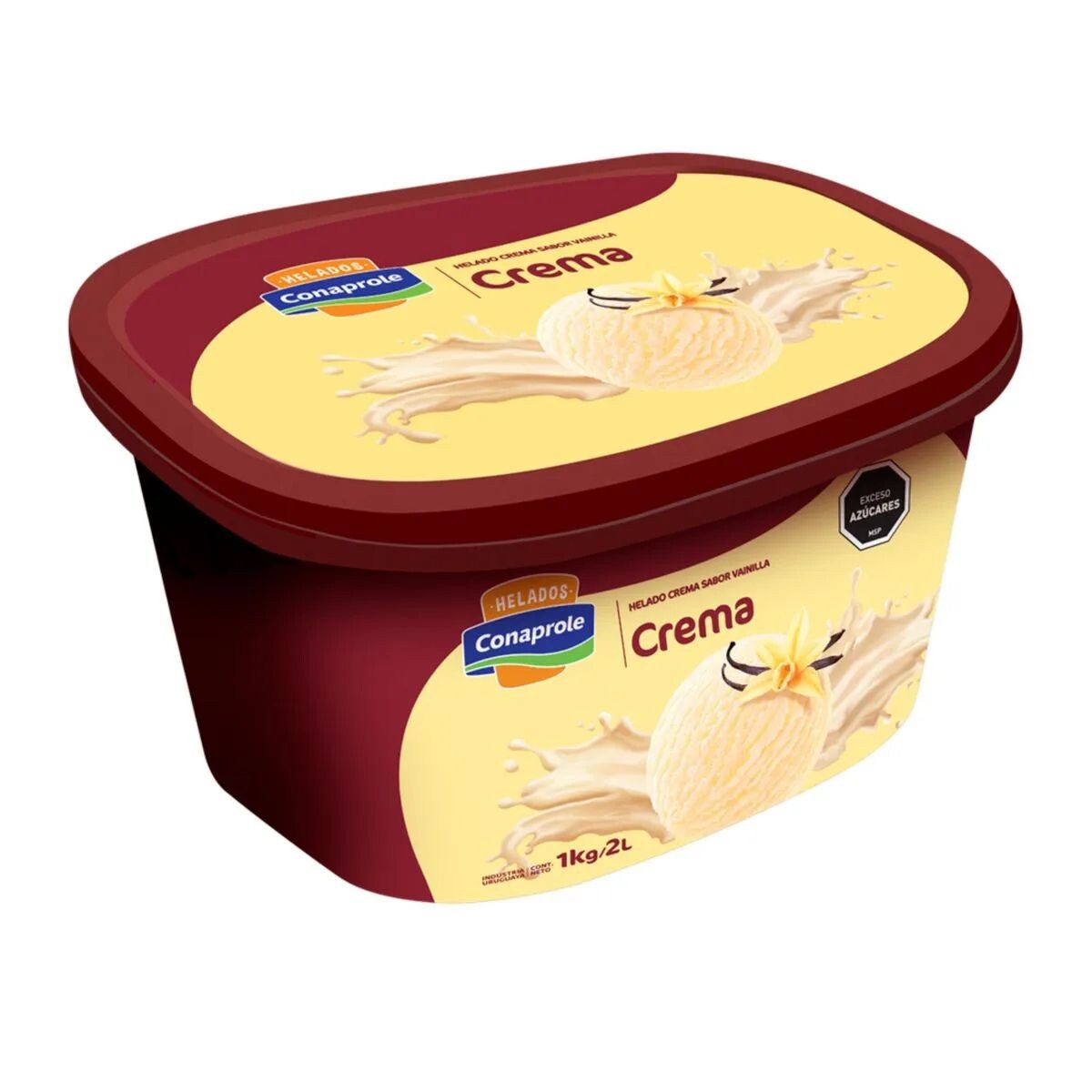Helado Conaprole vainilla 2 l 
