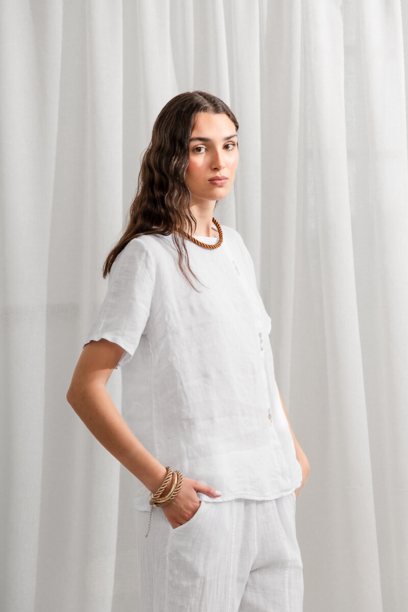Blusa Elisabetta - Blanco 