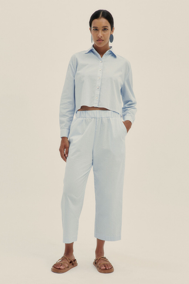 PAO LONG SLEEVE SHIRT Celeste