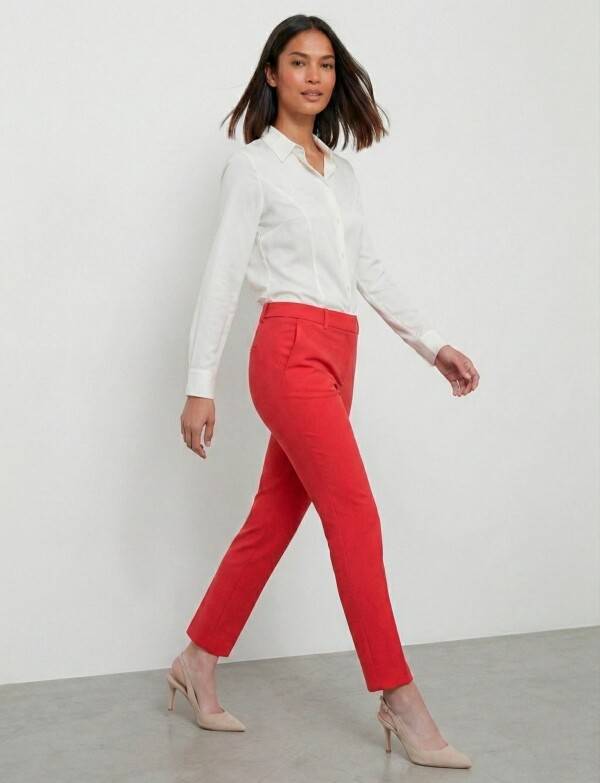 Pantalon Sastrero Slim ROJO