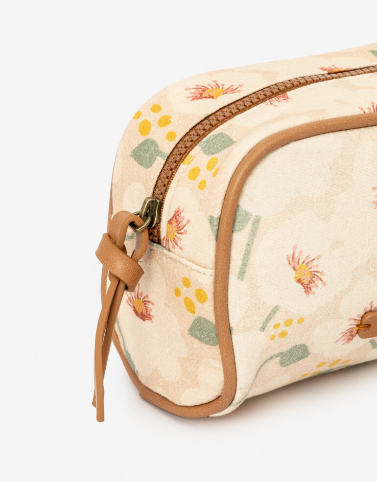 Porta Cosméticos Portacosméticos Estampado - Combinacion Bicolor