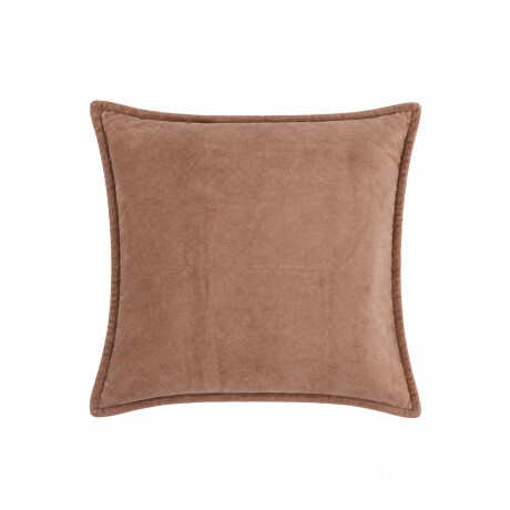 FUNDA DE ALMOHADÓN VELVET NATURAL-BEIGE VELVET MANTECA