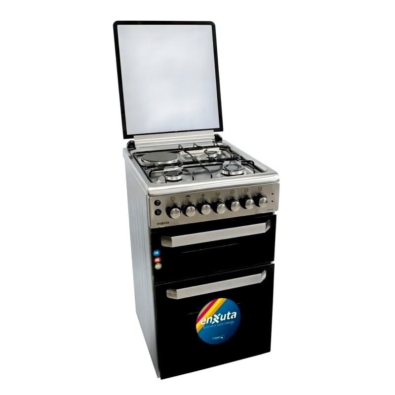 Cocina Enxuta CENX650I color acero inoxidable con puerta con visor Cocina Enxuta Cenx650i Color Acero Inoxidable Con Puerta Con Visor