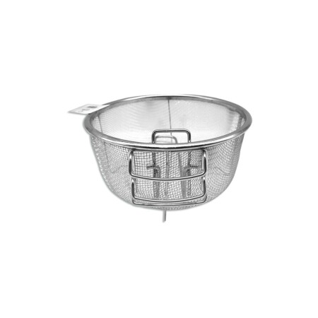 CANASTO PARA FREIR METAL 19X19X9CM PLATEADO