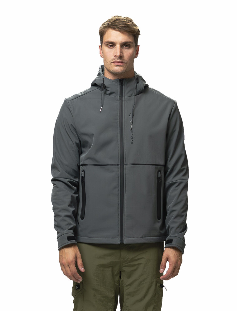 Campera Neopreno Scandinavian Santa Fe Gris