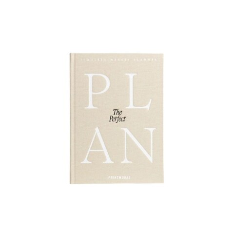 WEEKLY PLANNER - THE PERFECT PLAN, BEIGE WEEKLY PLANNER - THE PERFECT PLAN, BEIGE