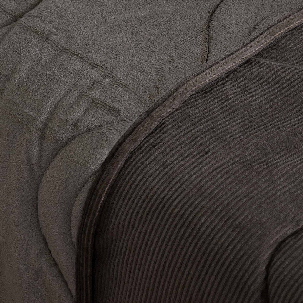 ACOLCHADO 2 PLAZAS MICROFIBRA VERDE RIB OLIVA