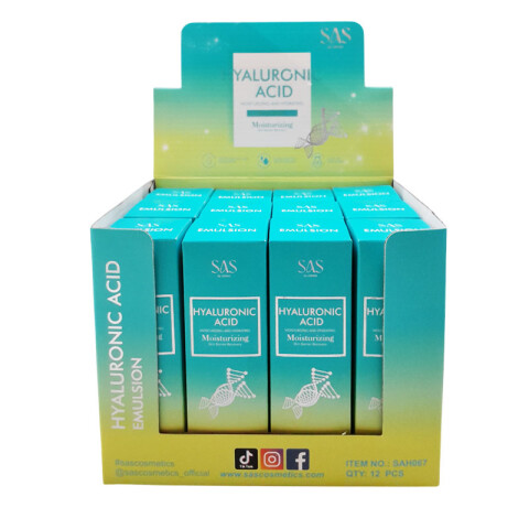 Emulsión de ácido hialurónico, hidratante y humectante Emulsión De ácido Hialurónico, Hidratante Y Humectante