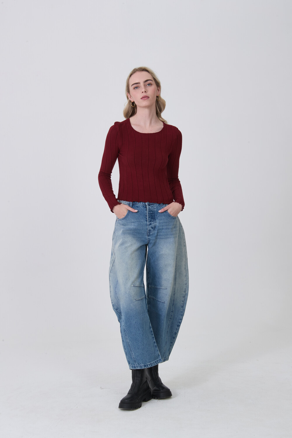 Remera Bali Bordeaux