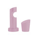 Barrote Cortina 2,00m 28mm + 2 soportes ROSA Y BLANCO ROSA Y BLANCO