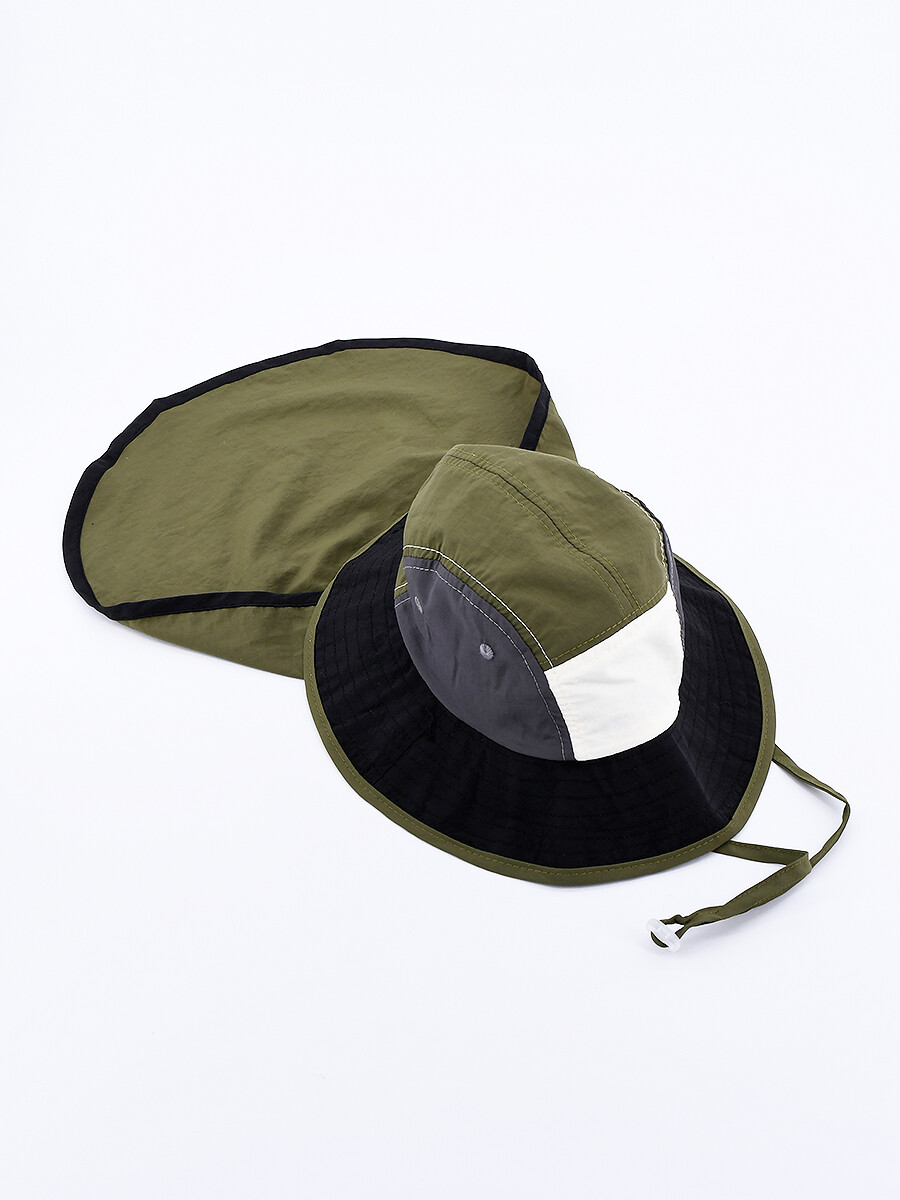 GORRO CON CUBRE NUCA - VERDE 