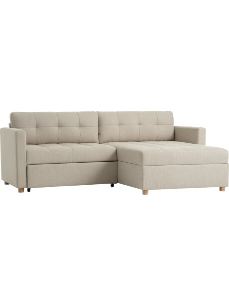 Sofá cama chaise longue TEGLHUSE beige Sofá cama chaise longue TEGLHUSE beige