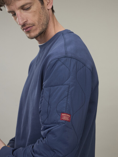 FLEECE TIOSHA AZUL PIEDRA