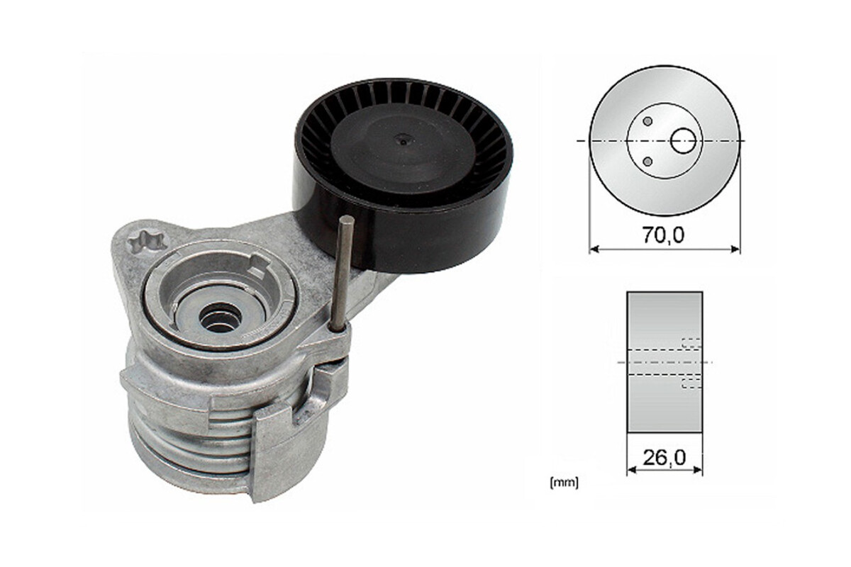 Tensor De La Correa BMW 525I (E60)/325I (E90)/X5 3.0 Si (E70)/330I (E90)/X1 28I (E84)/530 (E60) 03-15 Tensor De La Correa BMW 525I (E60)/325I (E90)/X5 3.0 Si (E70)/330I (E90)/X1 28I (E84)/530 (E60) 03-15