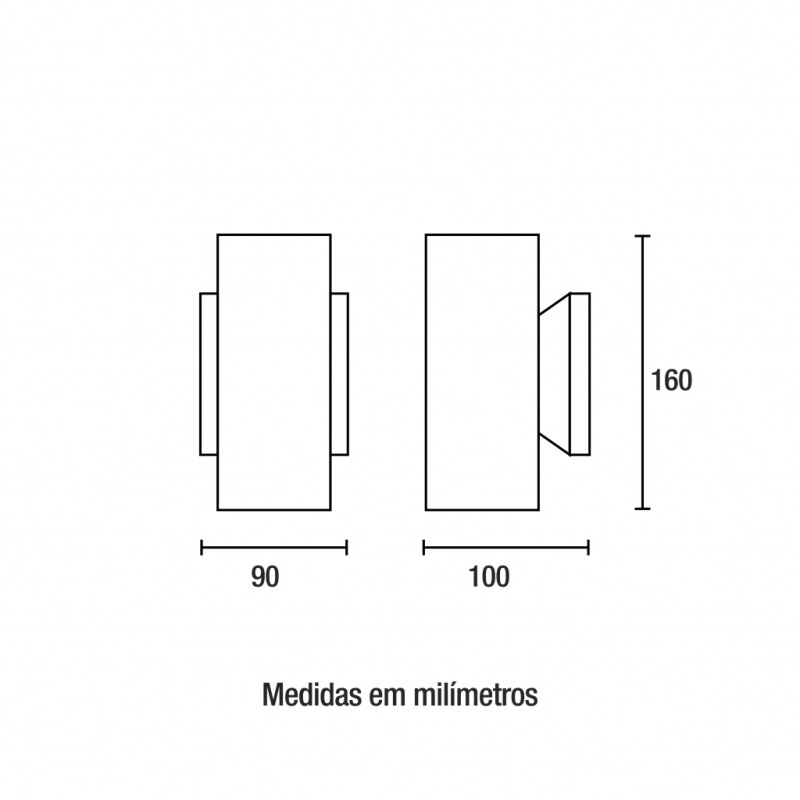 APLIQUE ADO. 2XGU10 GRIS HORMIGON IP54 ALUMINIO APLIQUE ADO. 2XGU10 GRIS HORMIGON IP54 ALUMINIO