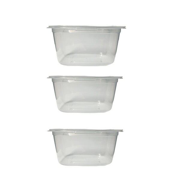 Contenedor de alimentos 630ml 3pcs Contenedor de alimentos 630ml 3pcs