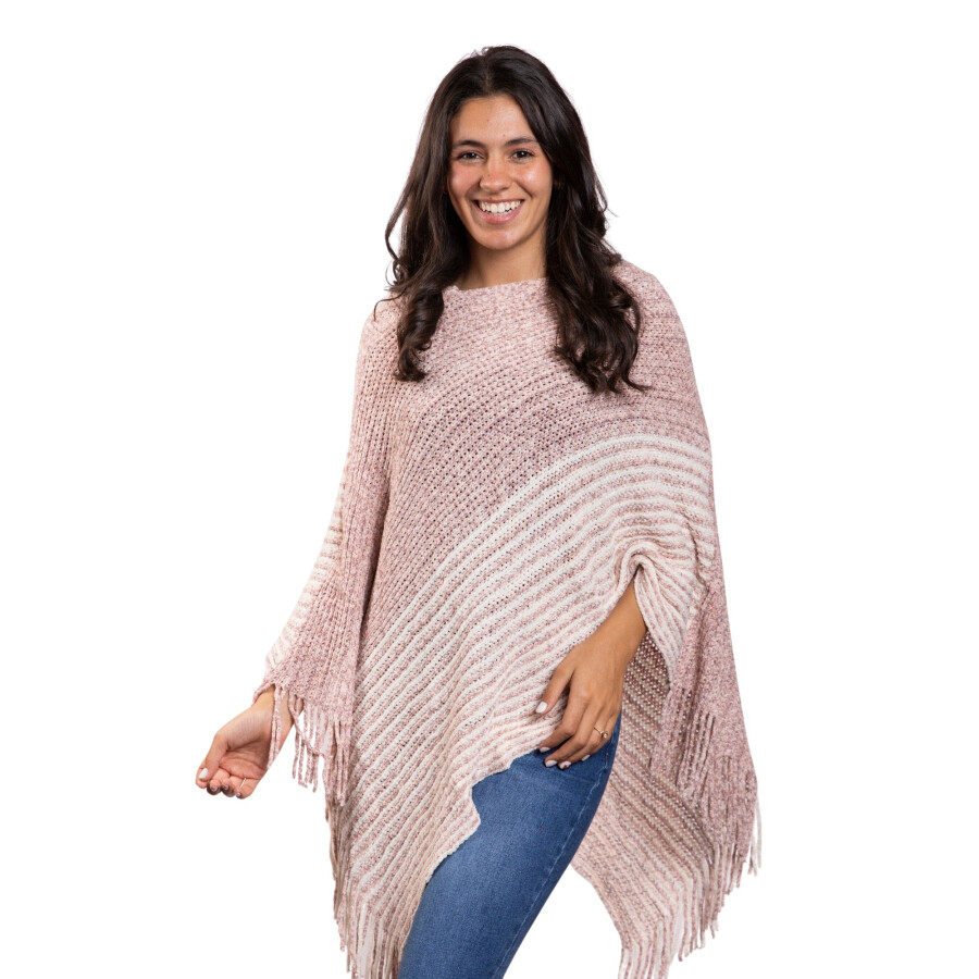 CHERRY PONCHO OLDPINK