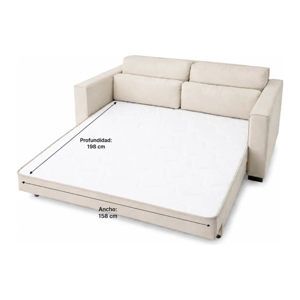 SOFÁ CAMA CASTER QUEEN SOFÁ CAMA CASTER QUEEN