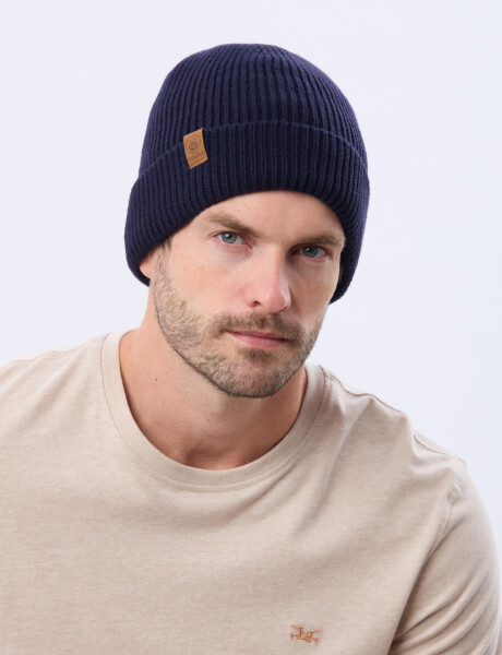 GORRO TEJIDO Azul