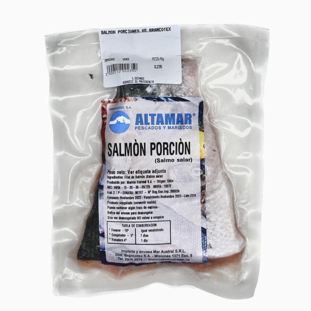 Salmon con Piel Altamar x350Grs 