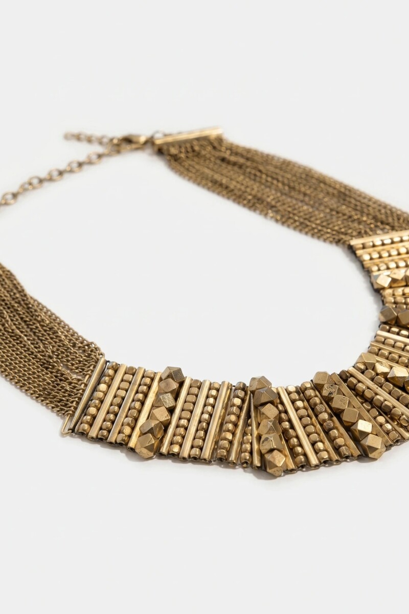 COLLAR CHO METALLIC Dorado