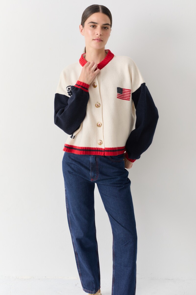 CARDIGAN TERRO USA Crudo