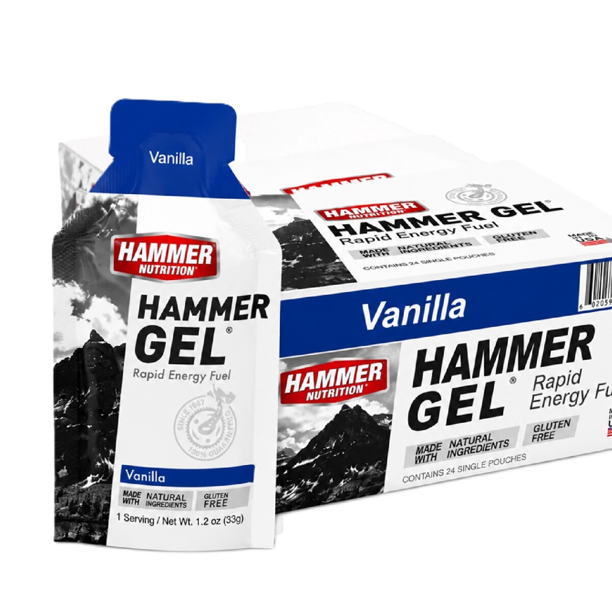 Gel Energizante - Caja x 24 Hammer - Vainilla 