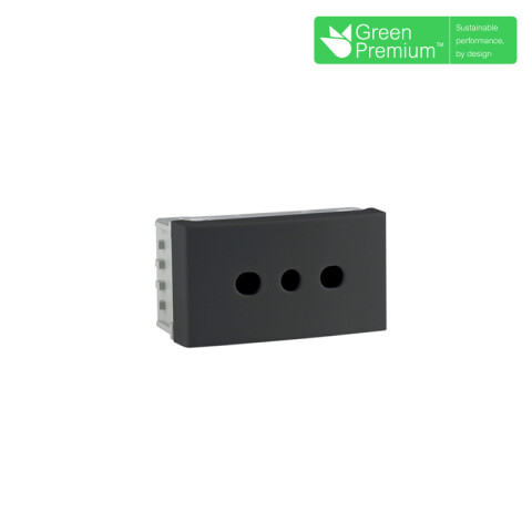 Mód. t/cte. 3 en línea c/t. 10A 250V blanco RO1804X