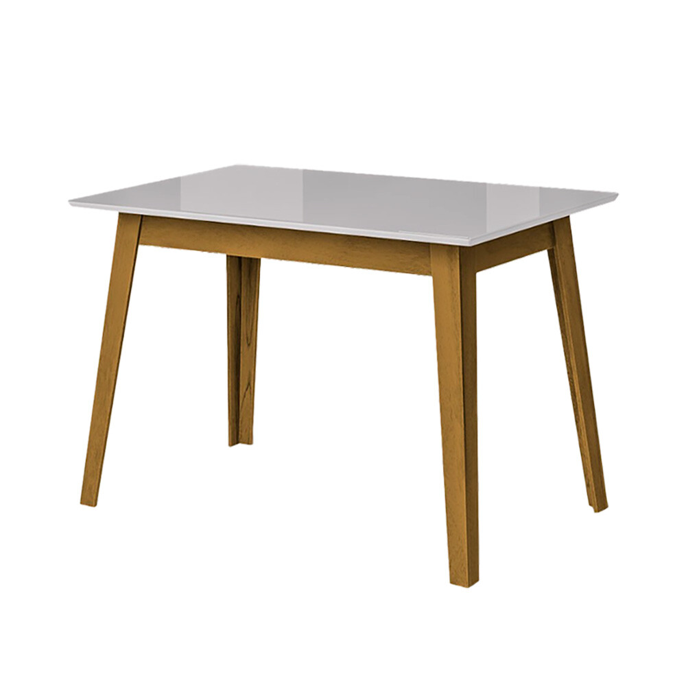 MESA NOVA YORK 1.36X0.90 C/VIDRIO COLOR BLANCO (43) Mesa Nova York 1.36x0.90 C/vidrio Color Blanco (43)