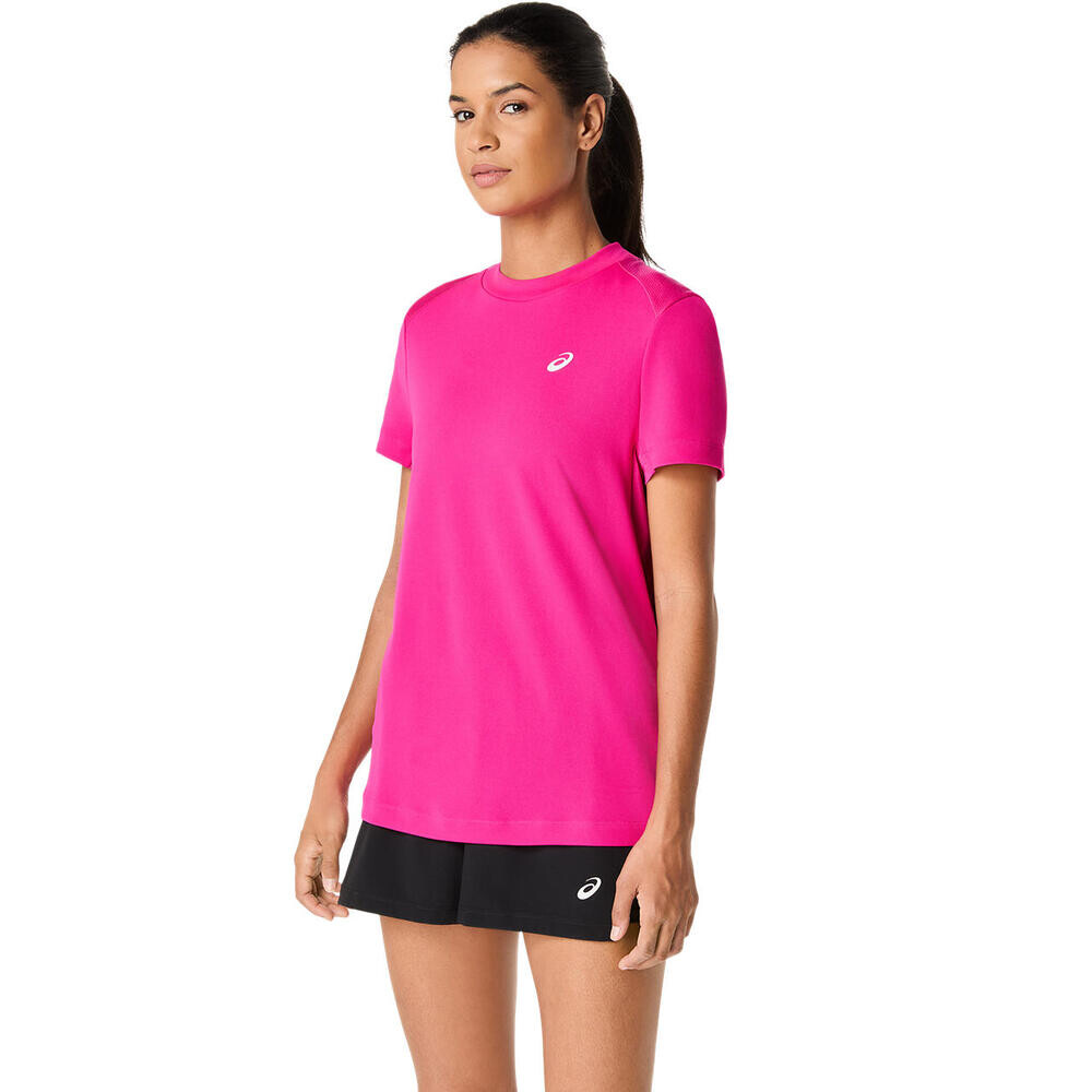Polo Tenis Court SS Top Mujer Pink Rave