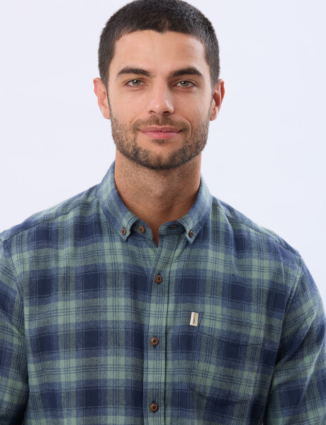 CAMISA DE VIYELA Piedra