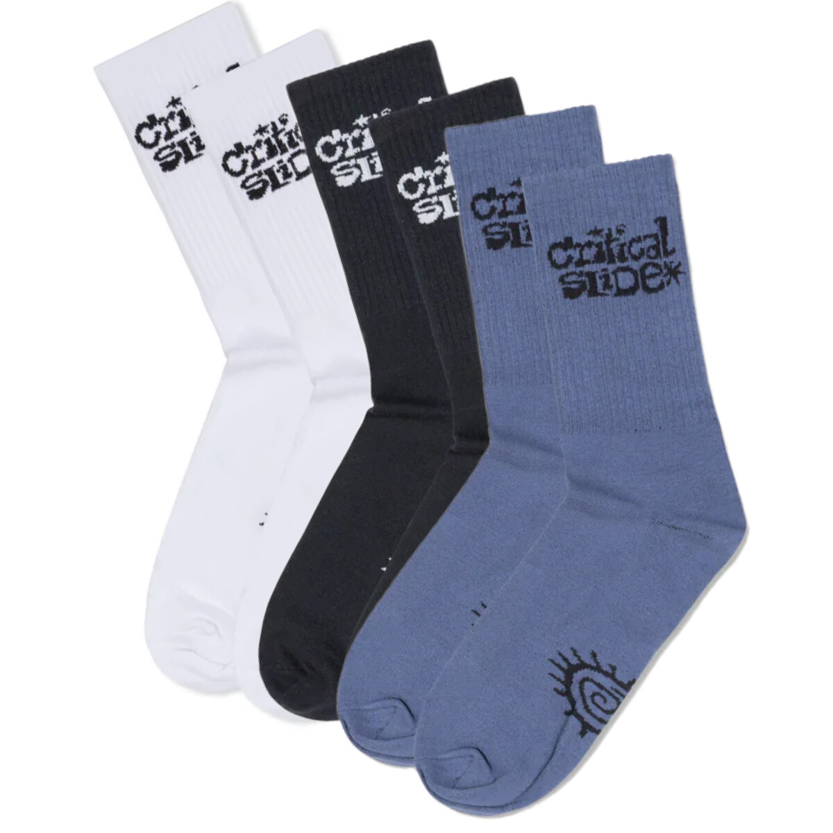 Pack de 3 medias Critical Slide Spiral - Multicolor 