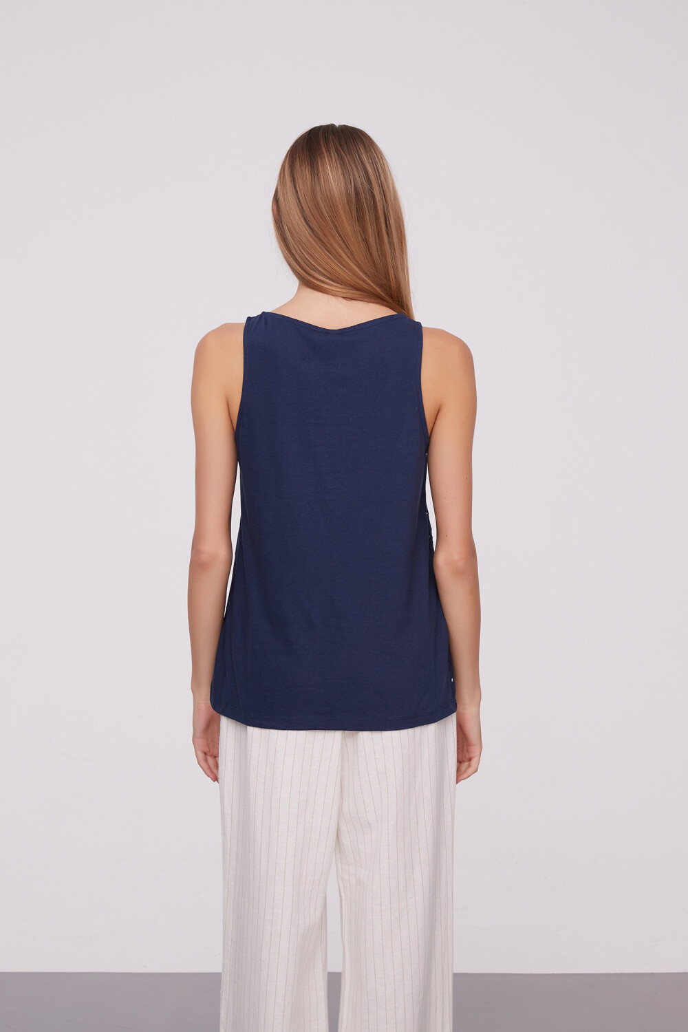 Musculosa Imich Azul Marino