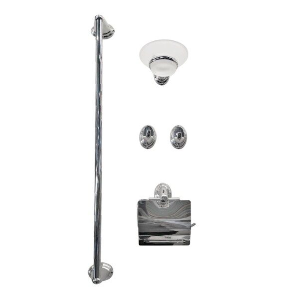 KIT ACCESORIOS GAVILAN CROMO 5 PCS. Kit Accesorios Gavilan Cromo 5 Pcs.