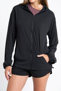 Campera Fitness Negro