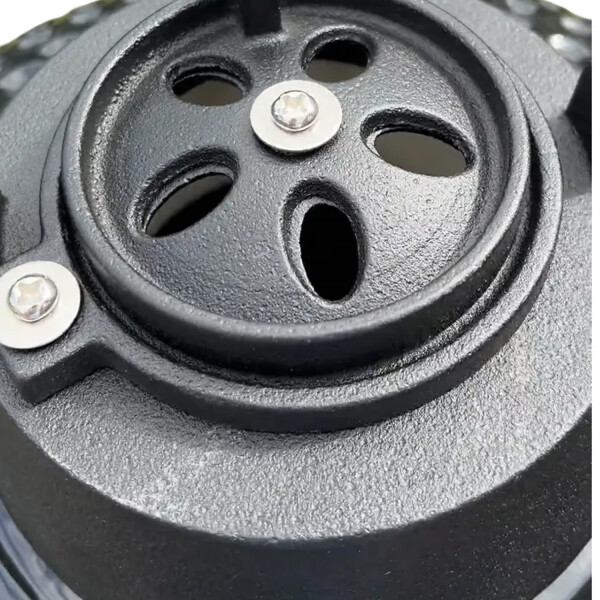 Horno Kamado A Carbón Cerámica Refractaria Parrilla 39cm NEGRO