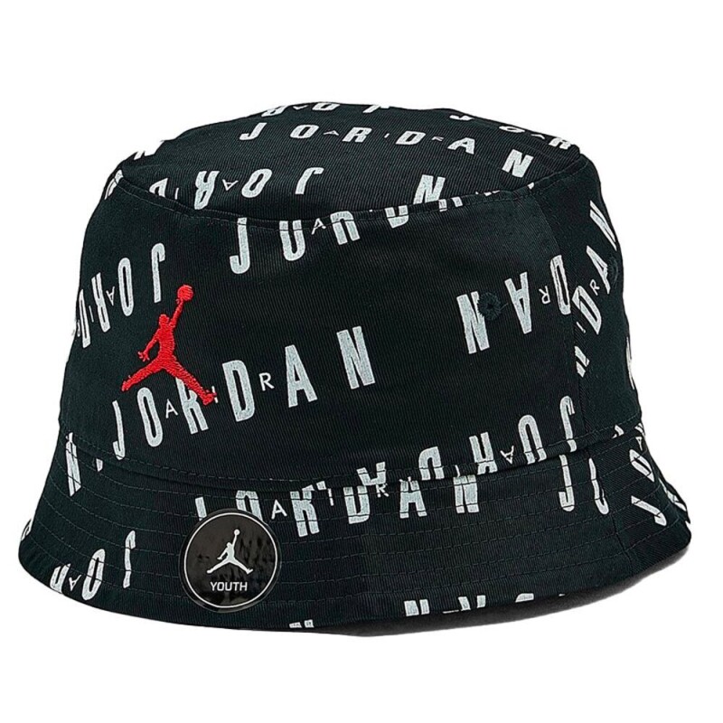 JAN AOP BUCKET CAP Negro