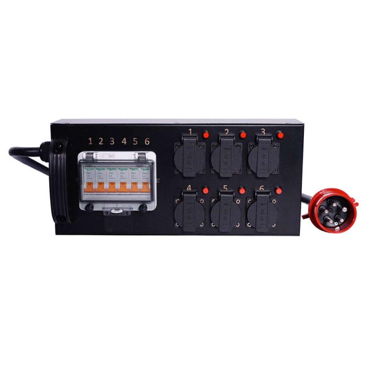 Distribuidor De Corriente Pls - Cee 5 Pin 32 A Input 