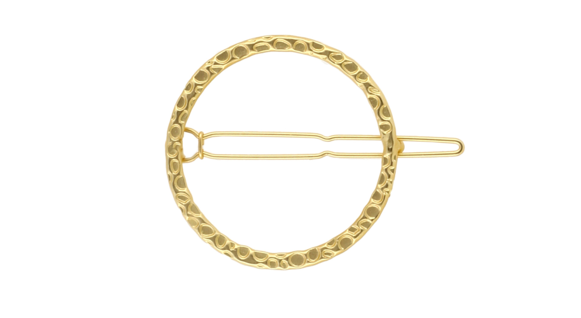 Broche de pelo circular MissCarol - Gold 