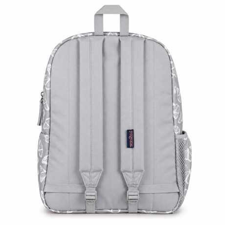 Mochila Escolar Jansport Cross Town Original Unisex Urbana Flutter By Grey