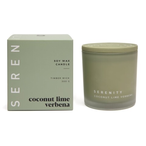 VELA AROMATICA 295ML SERENITY COCONUT LIME VELA AROMATICA 295ML SERENITY COCONUT LIME