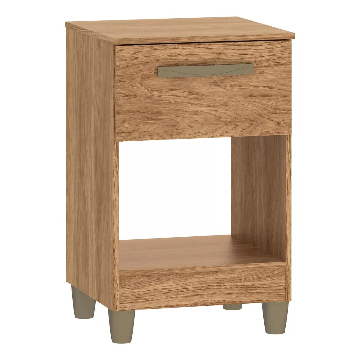 MESA DE LUZ O NOCHE DE 1 CAJÓN - COLOR MADERA 