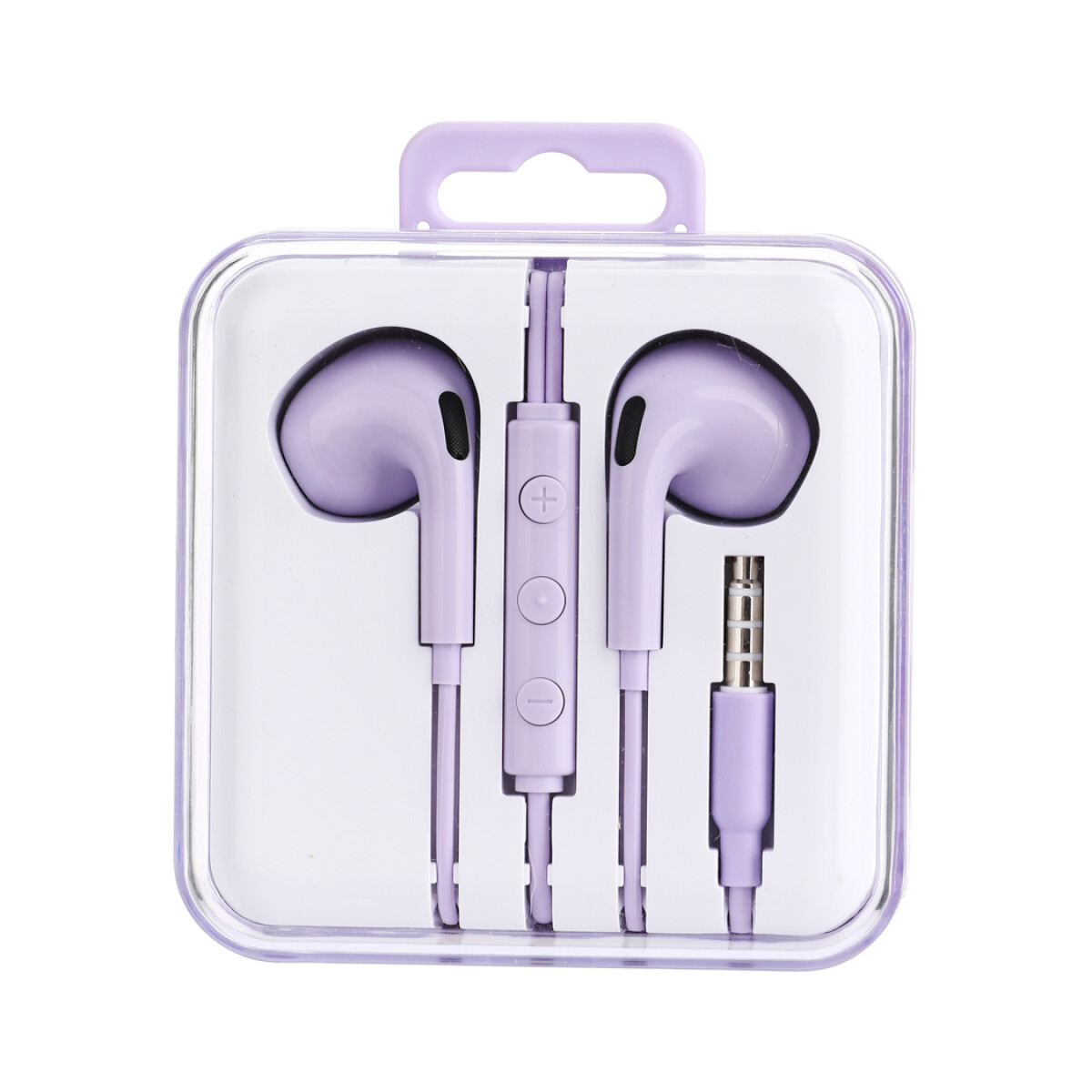 Auriculares de cable - violeta 