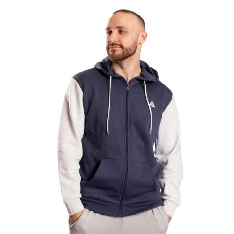 LENERGY JACKET FELPA NAVY/GREY