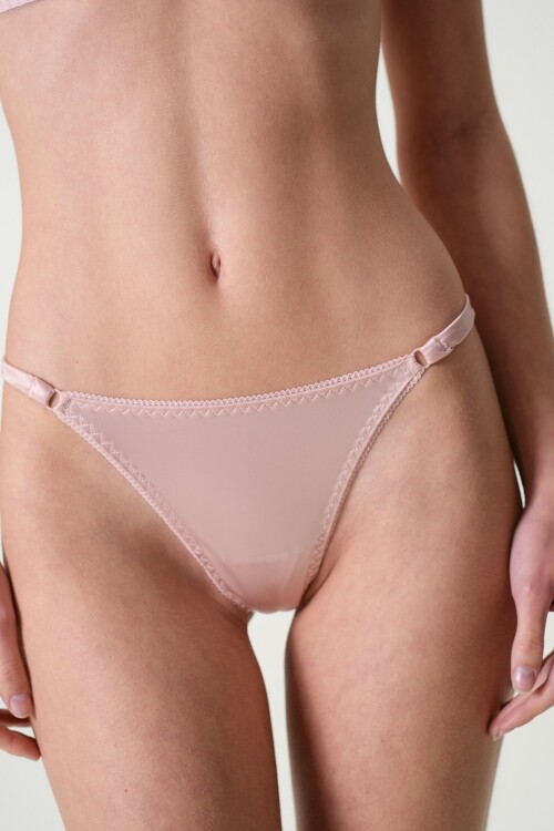 Tanga Satén Rosa