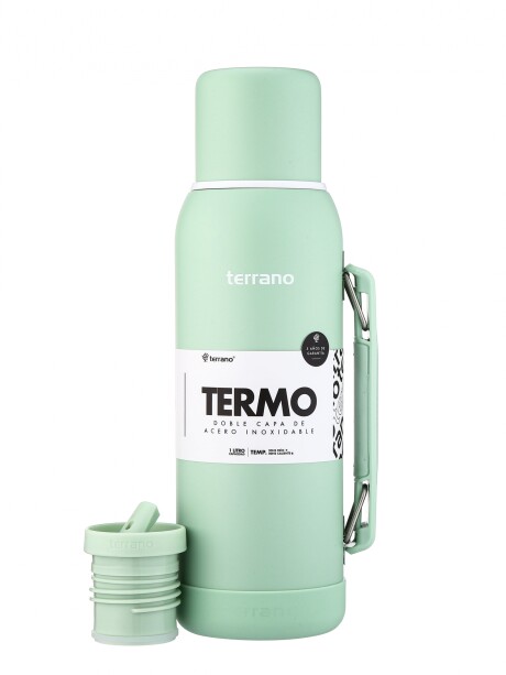 Termo Premium 1lt. Con base de Silicona Verde Agua