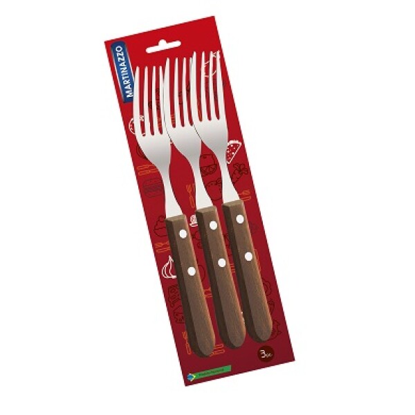 Universal Set 3 Tenedores mango madera 30310 Universal Set 3 Tenedores mango madera 30310