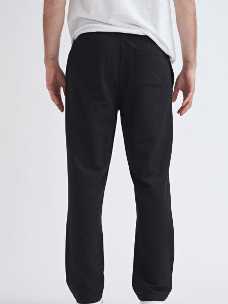 Pantalón deportivo recto Negro