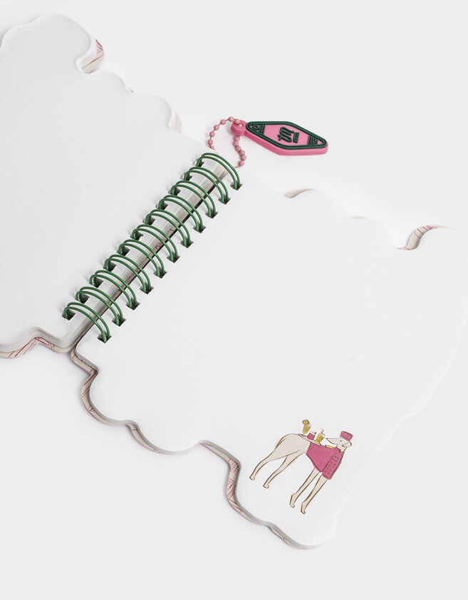 Anotadores Cuadernos y Memos Memo Anillado Con Charm - Combinacion Multicolor