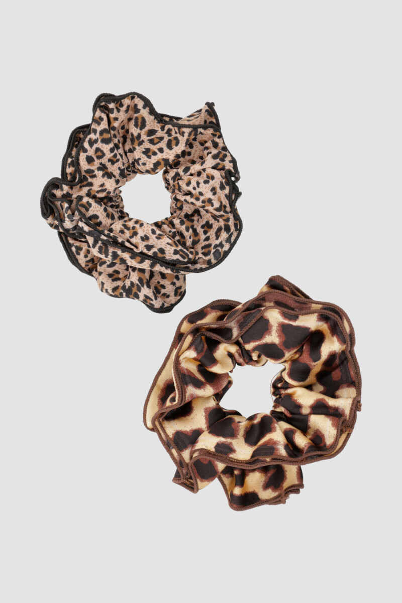 Scrunchie animal skin Variante unica